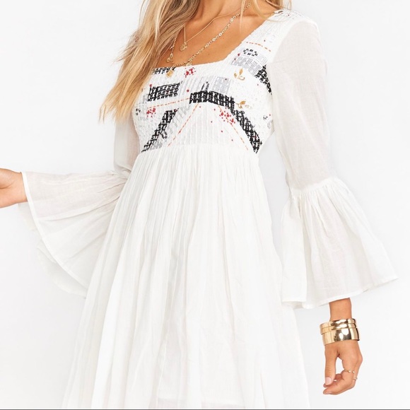 SMYM MAGDALENA MINI (RUFFLE PATCHWORK WHITE) - Picture 3 of 9